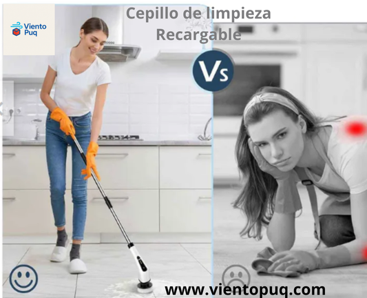 Cepillo Limpiador Portátil Recargable