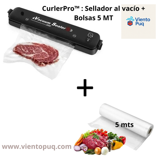 CurlerPro™ : Sellador al vacío+Bolsas 5 MT