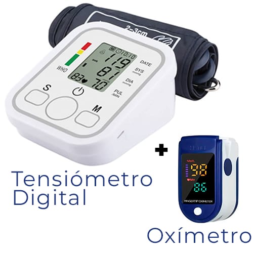 PACK TENSIOMETRO Y OXIMETRO
